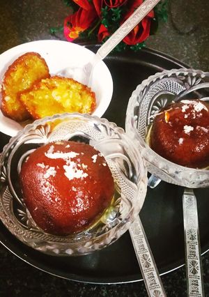 आलू के कालाजाम(aloo ke kala jam recipe in Hindi) रेसिपी मुख्य फोटो