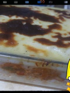 صورة لوصفة صينية الرز بالدجاج المفروم والباشميل 😋👌