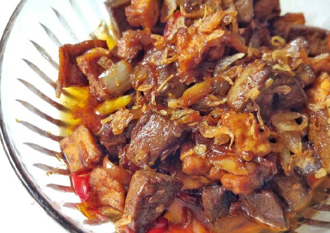 Sambal Goreng kecap Hati Sapi