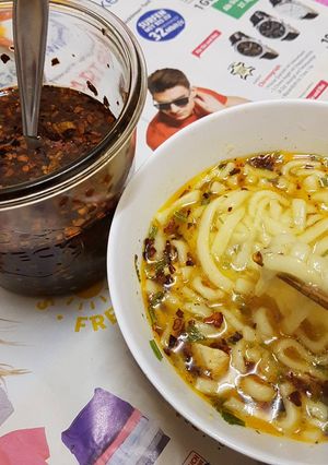 Hình của món Bánh canh xương hầm.
