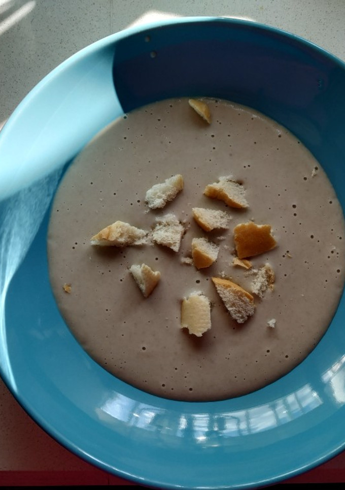 Una foto de Crema de champiñones Thermomix