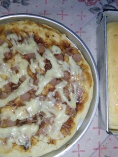 Foto resep Pizza+roti homemade