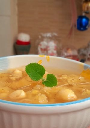 Hình của món Chè đậu lăng đỏ hạt sen và thạch.
