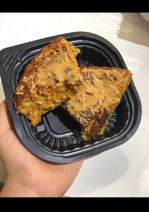 Hình của món EatcleanBánh carrot yến mạch.