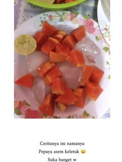 Foto resep Pepaya keletuk (seger nagih mudah)#kreasi pepaya