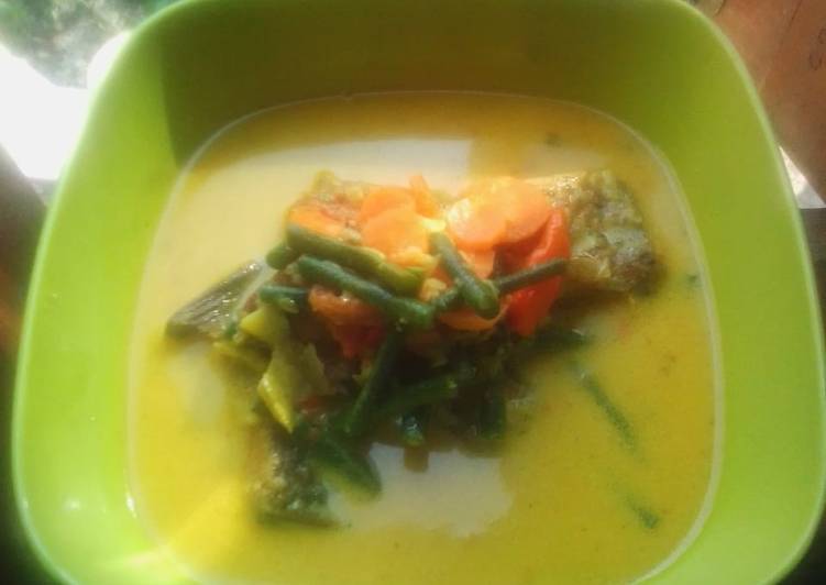Resep Sayur Ikan Mas kuah santan yang Lezat Sekali