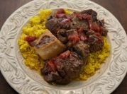 Una foto de osobuco de ternera en crock pot