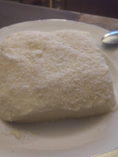Una foto de Postre de piña colada light