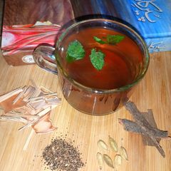 A picture of Lemon grass spice Tea.