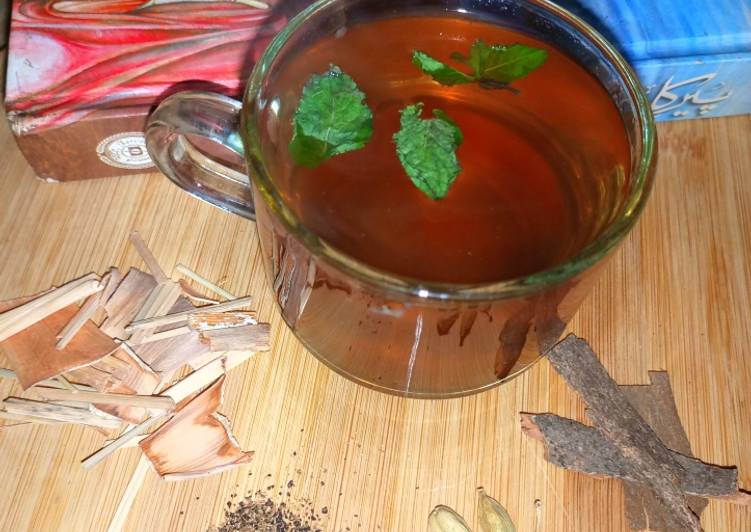 Recipe: at dinner Lemon grass spice Tea