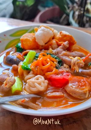 Foto resep Seblak Kerupuk Kuah Ceker