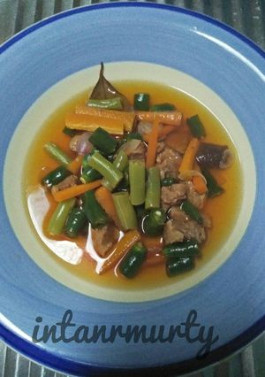 Foto resep Asam-asam Buncis Wortel Daging