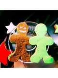 Vegan Gingerbread men cookies