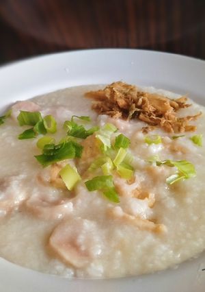 Foto resep Bubur Sosis Nugget Rice Cooker