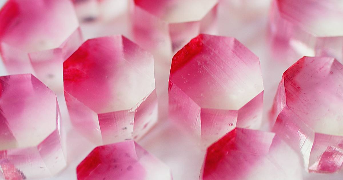 Kohakutou (Japanese crystal candy) Recipe - flavored with Juice