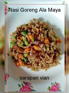 Foto resep Nasi goreng simple ala maya