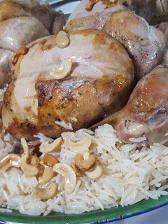 صورة لوصفة رز مبهر مع الدجاج المشوي