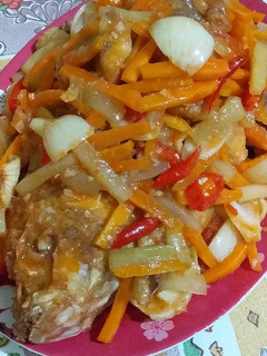 Foto resep Giant nila asam manis pedas
