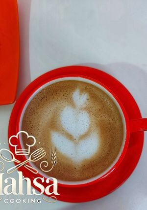 عکسی از دستور کافه لاته