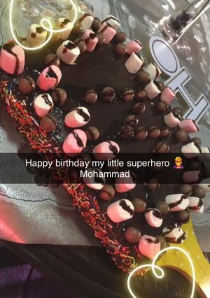 صورة لوصفة كيكة عيد ميلاد ابني