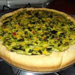 A picture of Tarta de puerro y choclo❤.