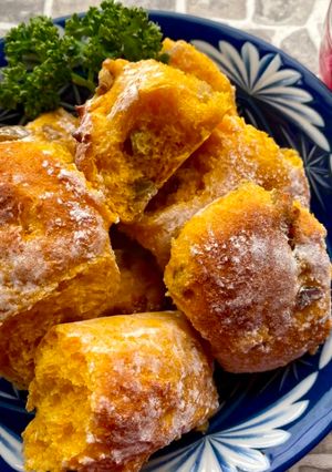 A picture of Pumpkin Bread (+glutinous rice flour).