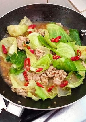 Foto resep Tumis Baby Cabbage (Saus Blackpaper)