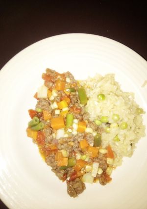 Una foto de Picadillo abundante
