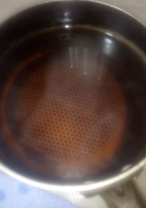 صورة لوصفة شربات قلب اللوز بلون العسل