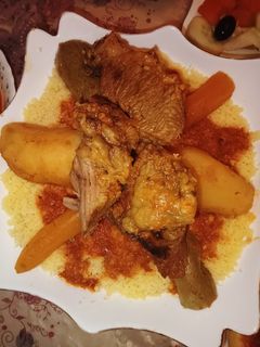 صورة لوصفة كسكس بلحم 😋🇩🇿
