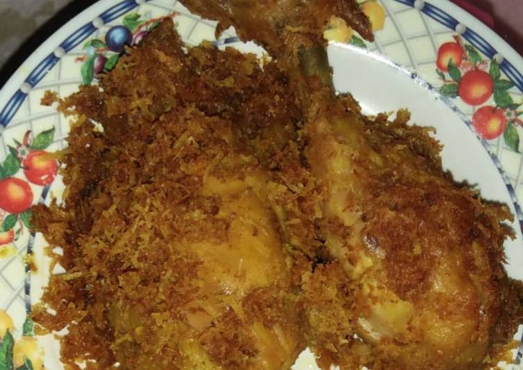 8 Resep: Ayam goreng serundeng Anti Ribet!