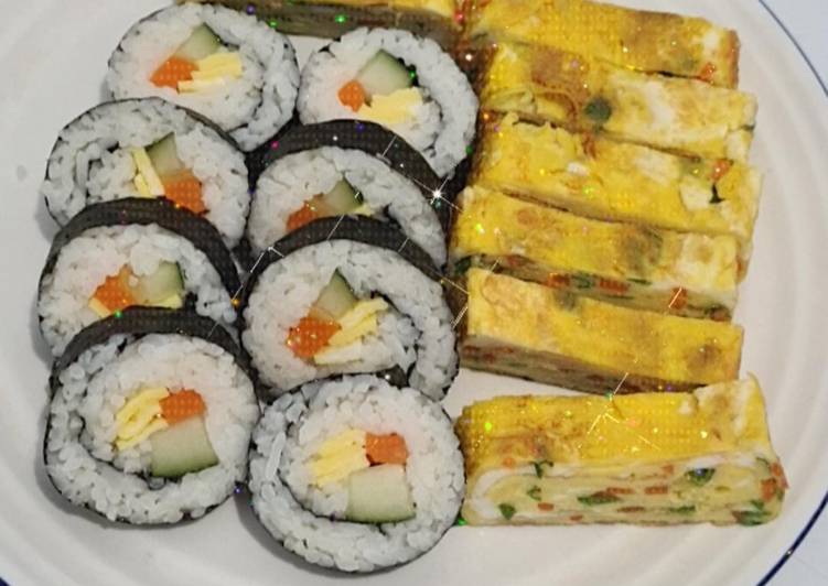 GIMBAP dan Telur Gulung