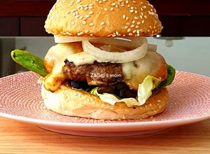 Foto resep Portobello & Beef Burger
