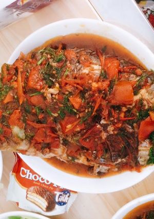 Hình của món Cá rán sốt cà chua.