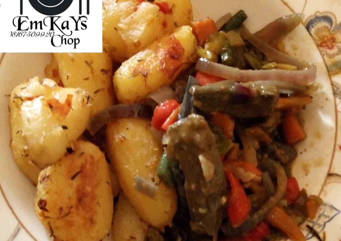 Toasted Potato & Liver Sauce