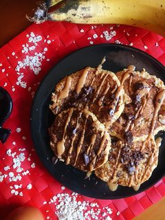 Una foto de Tortitas de plátano (3 ingredientes)