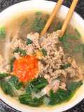 Quick Beef Pho with Chicken Broth for Breakfast