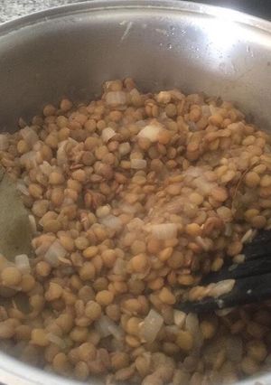 Una foto de Lentejas a la olla