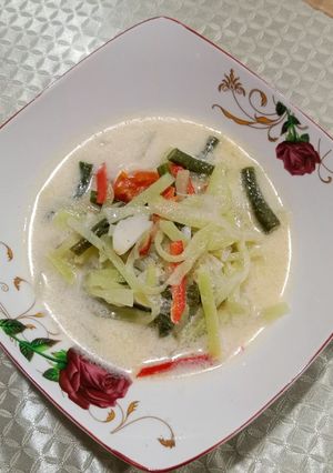 Foto resep 5. Lodeh Labu Kacang Panjang