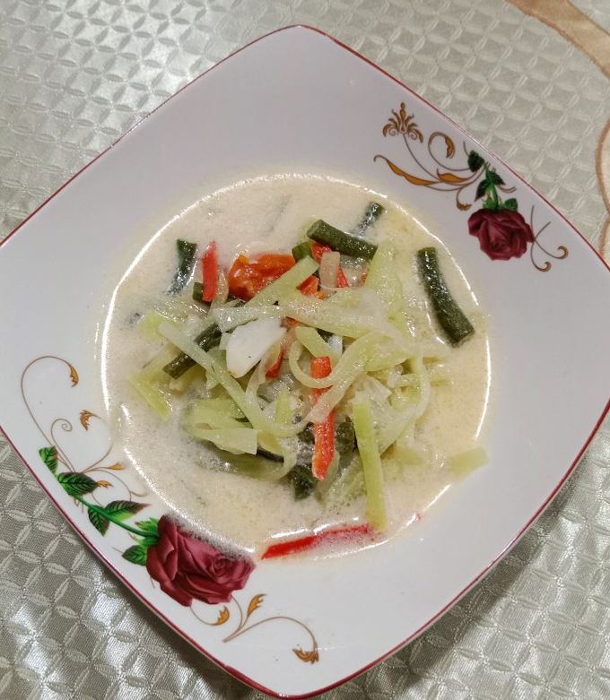 Foto resep 5. Lodeh Labu Kacang Panjang