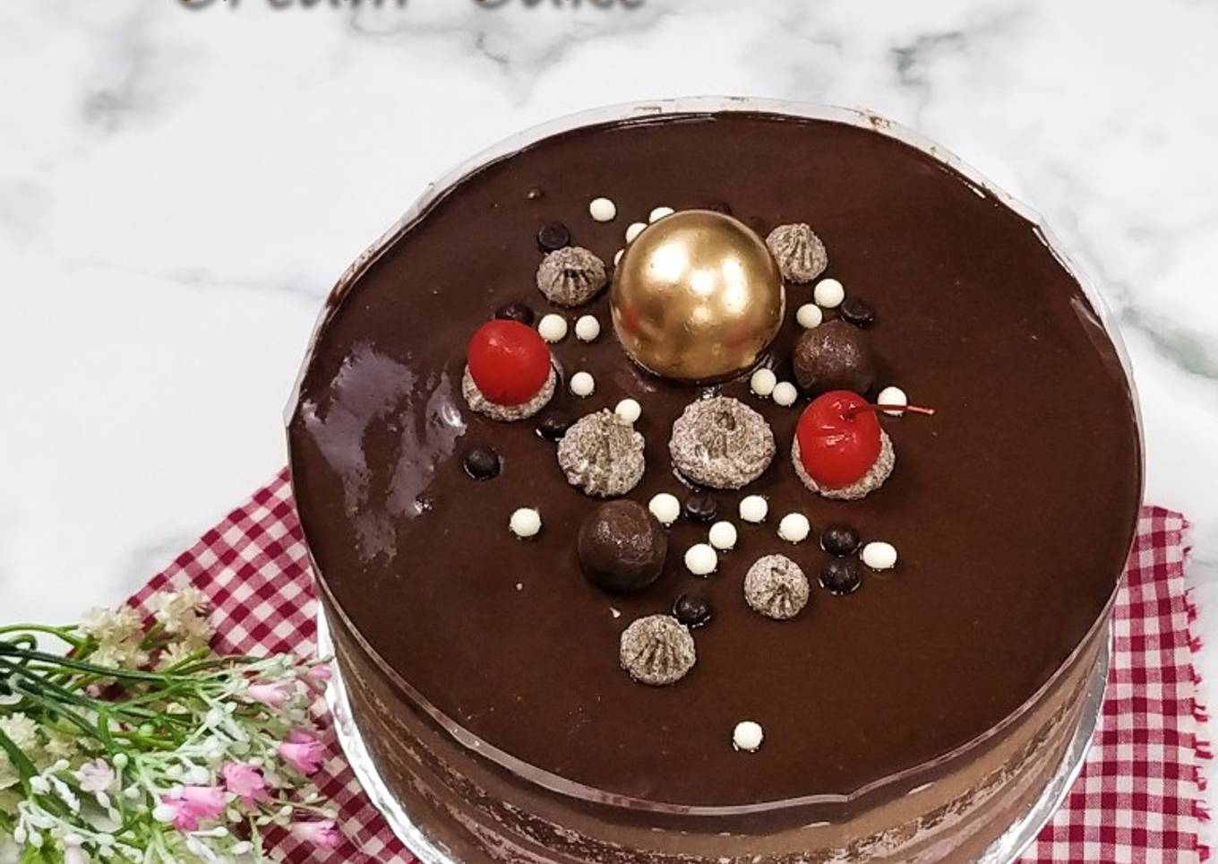 Chocolate Coffee Cream Cake