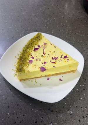 صورة لوصفة (تشيز كيك الزعفران)