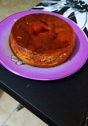A picture of Homemade Flan.