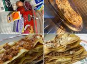 Gambar beef lasagna ala resto