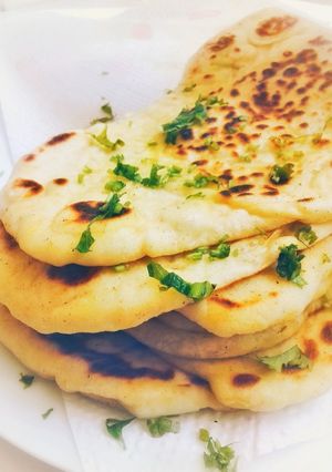 A picture of Butter Naan #myhomebreadrecipe.
