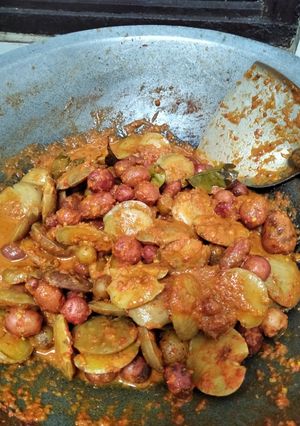 Foto resep Randang jengkol dan kentang merah