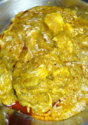 A picture of Mutton kosha.