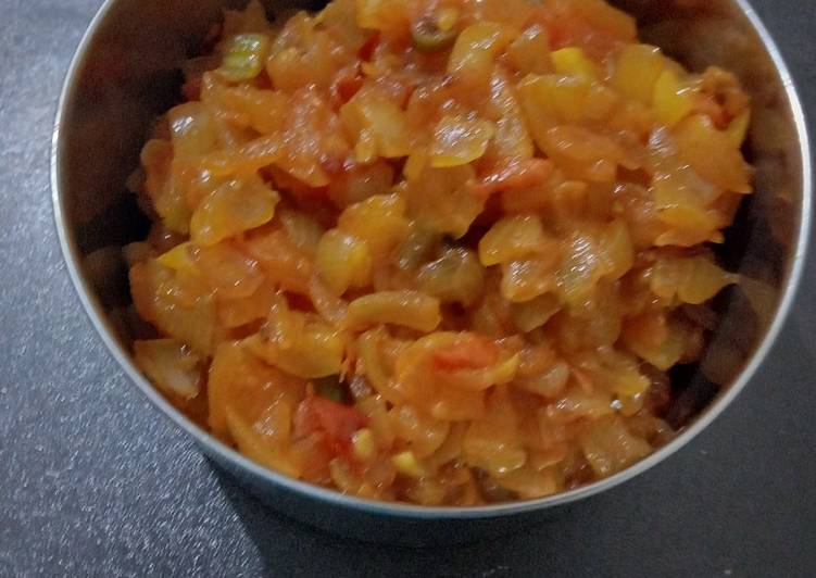 Easiest Way to Make Quick Onion Tomato Veg
