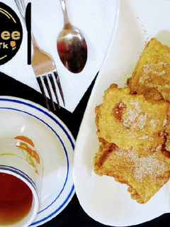 A picture of Deep fried french toast.
