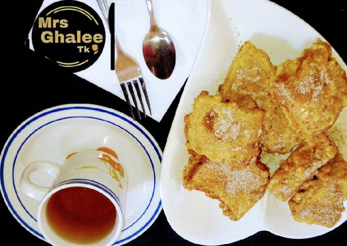 Deep Fried French Toast Recipe By Mrs Ghalee Tk Cuisine - Cookpad